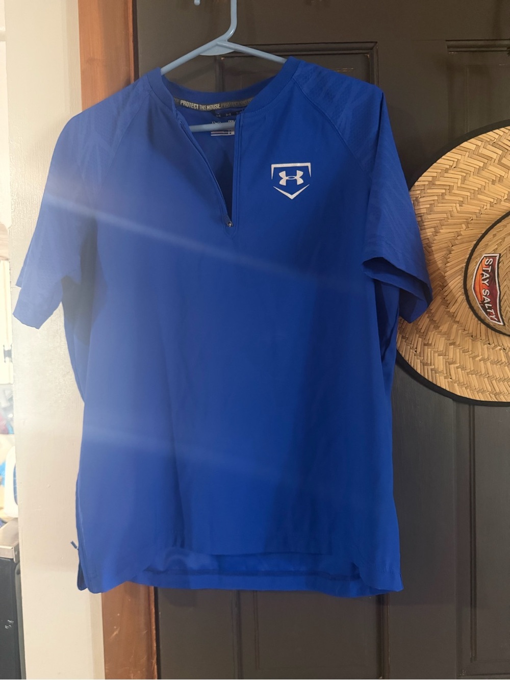 Under Armour boys Royal Blue Short-Sleeve Athletic Shirt